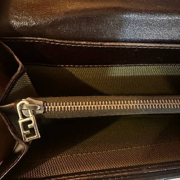 Vintage Fendi Brown Zucca long Wallet - Picture 7 of 12